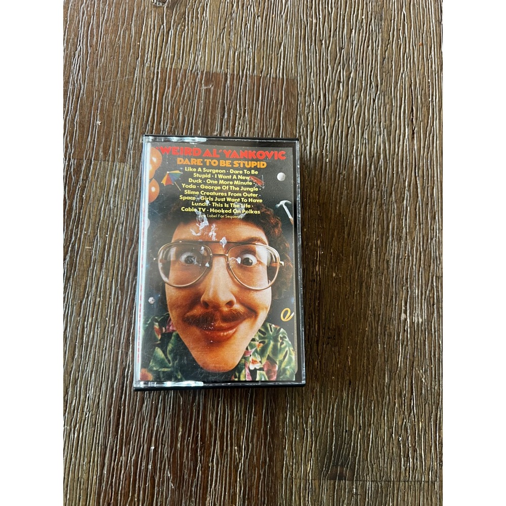 Weird Al Yankovic Dare To Be Stupid Cassette Tape 1985 ComedyRock Like A Surgeon
